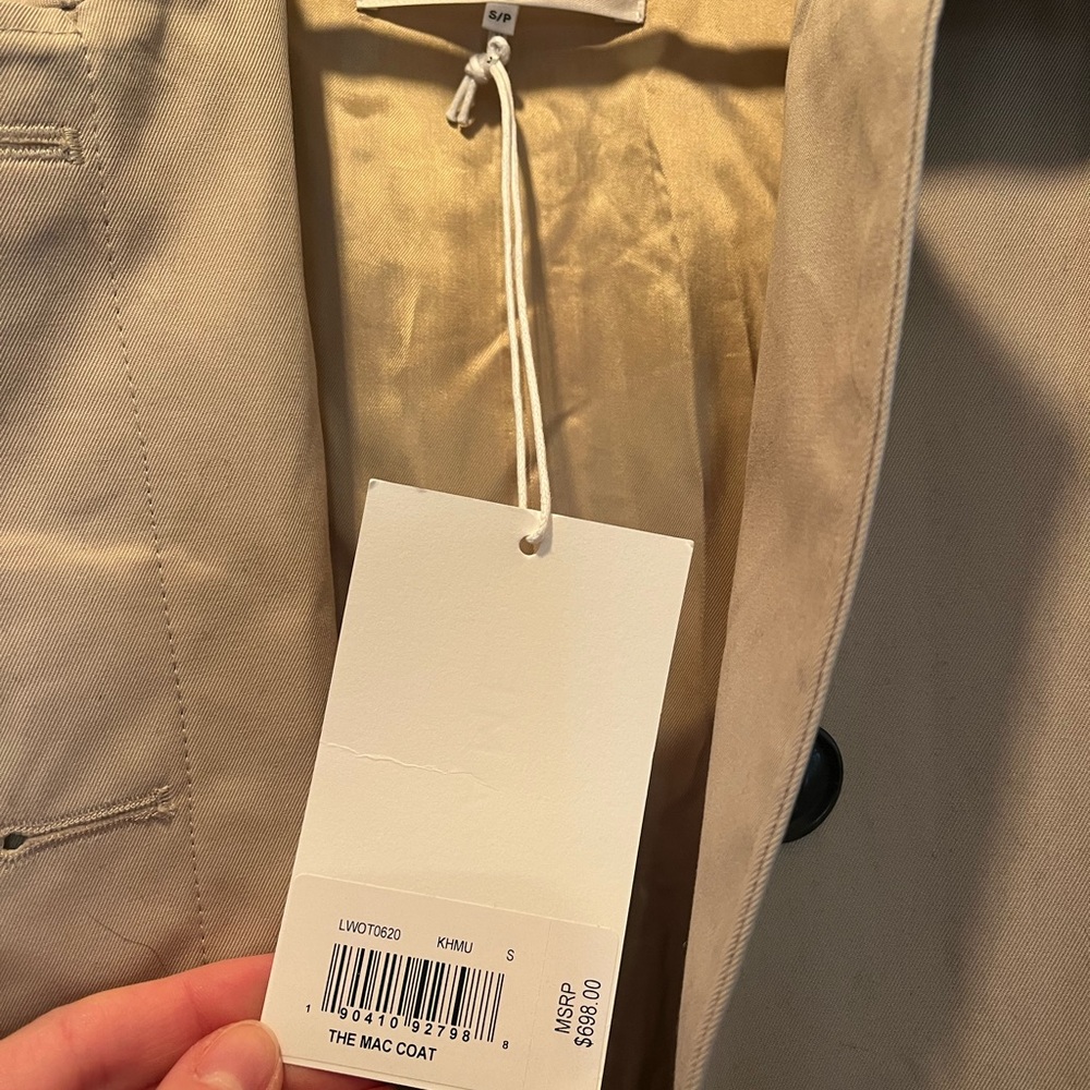 NWT Frame Mac Coat